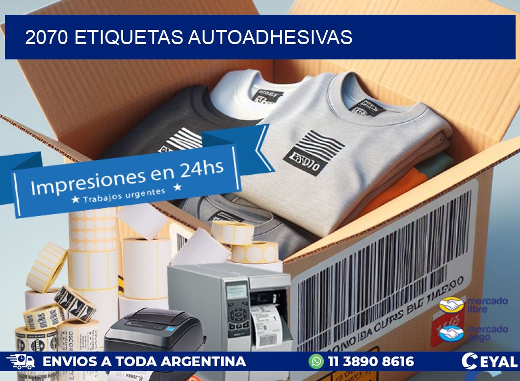 2070 ETIQUETAS AUTOADHESIVAS