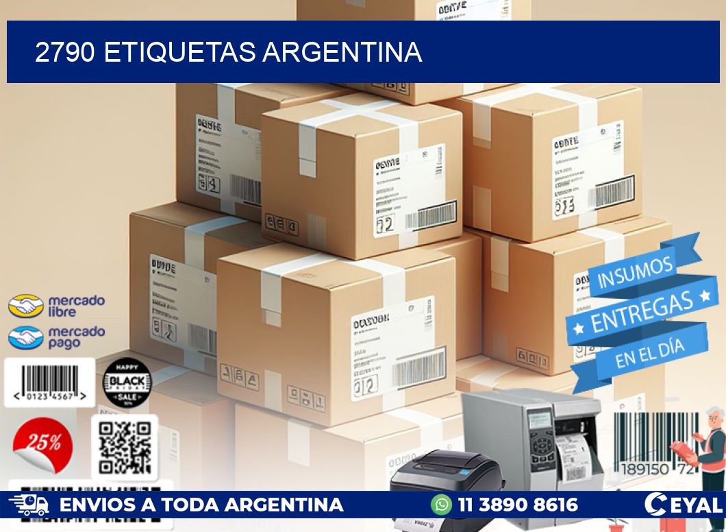 2790 ETIQUETAS ARGENTINA