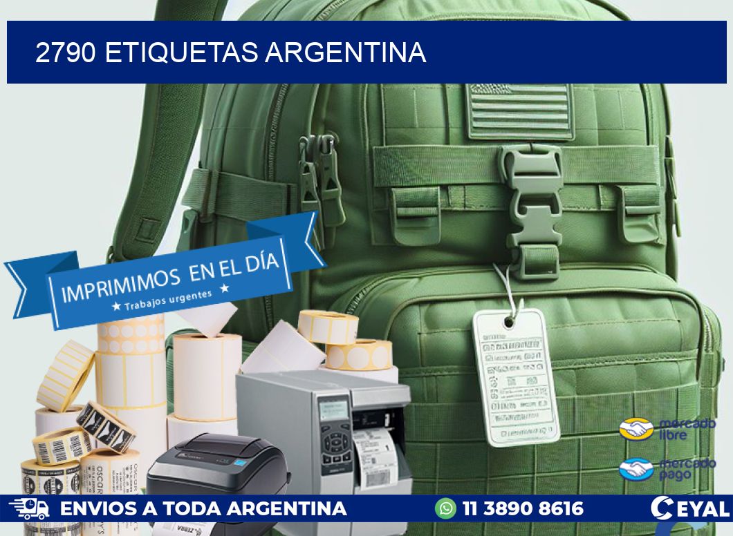 2790 ETIQUETAS ARGENTINA