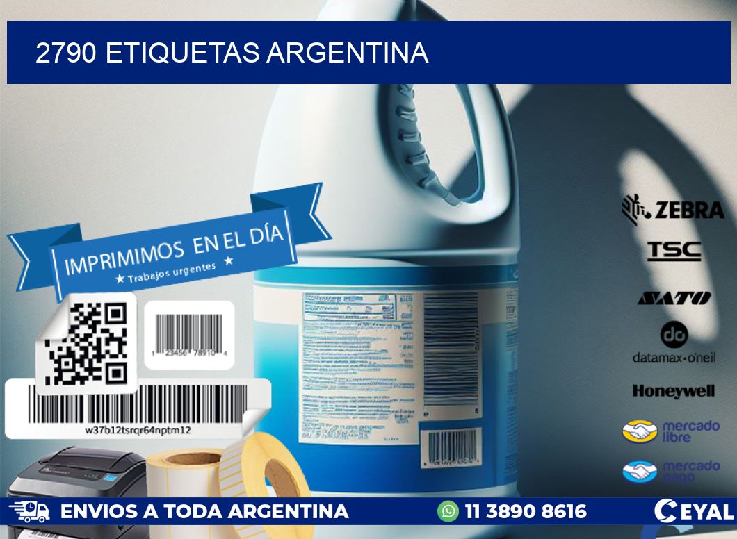 2790 ETIQUETAS ARGENTINA