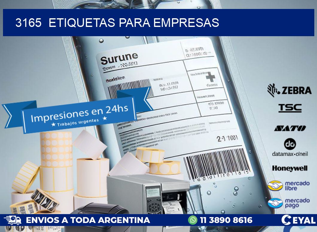 3165  ETIQUETAS PARA EMPRESAS