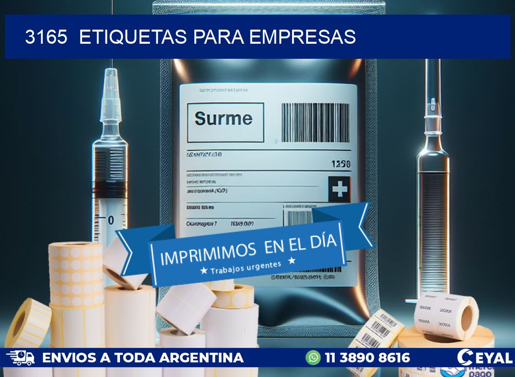 3165  ETIQUETAS PARA EMPRESAS