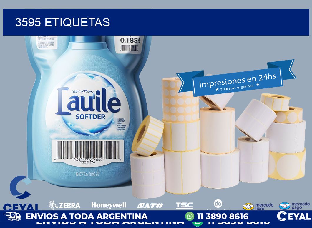 3595 ETIQUETAS