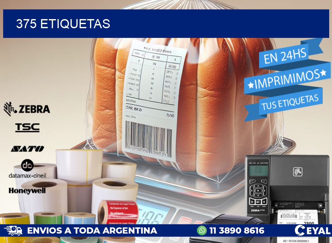 375 ETIQUETAS