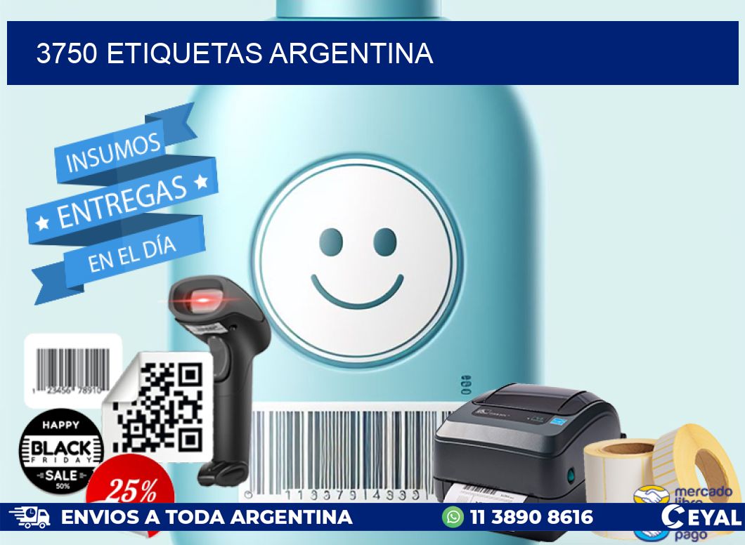 3750 ETIQUETAS ARGENTINA