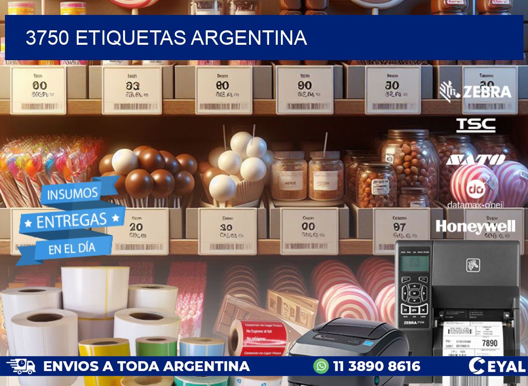 3750 ETIQUETAS ARGENTINA