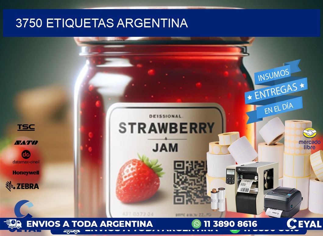 3750 ETIQUETAS ARGENTINA