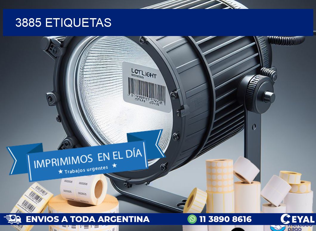 3885 ETIQUETAS
