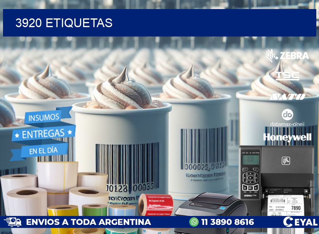 3920 ETIQUETAS