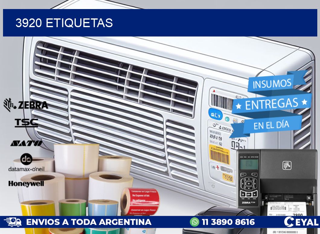 3920 ETIQUETAS