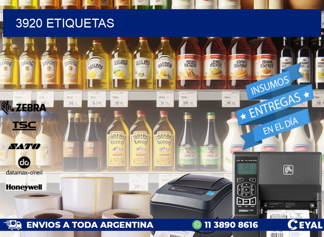 3920 ETIQUETAS