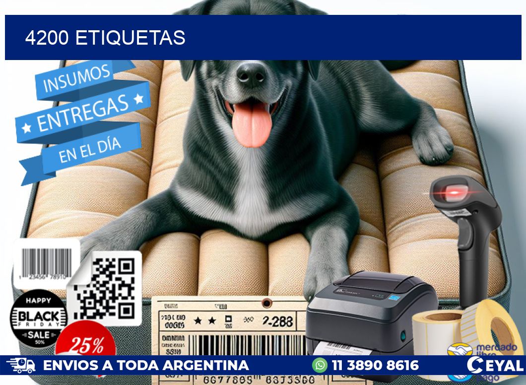 4200 ETIQUETAS