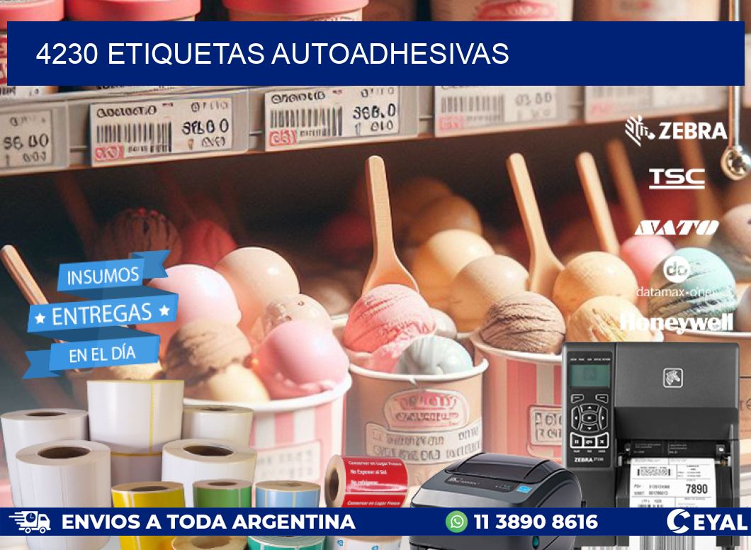 4230 ETIQUETAS AUTOADHESIVAS