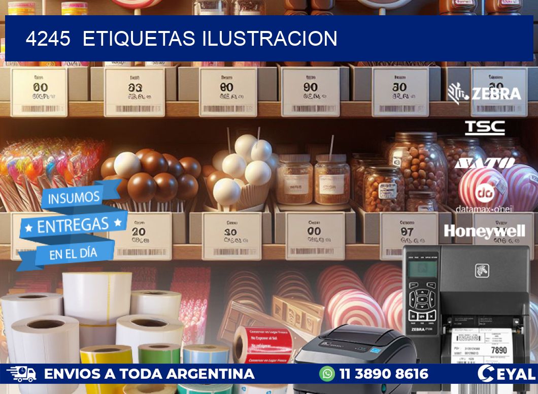 4245  ETIQUETAS ILUSTRACION
