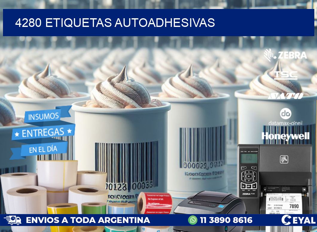 4280 ETIQUETAS AUTOADHESIVAS