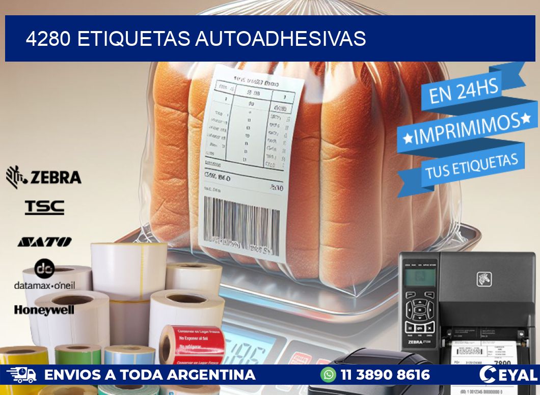 4280 ETIQUETAS AUTOADHESIVAS