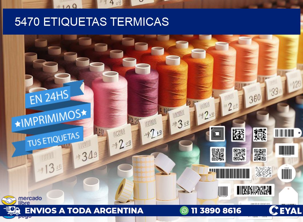 5470 ETIQUETAS TERMICAS