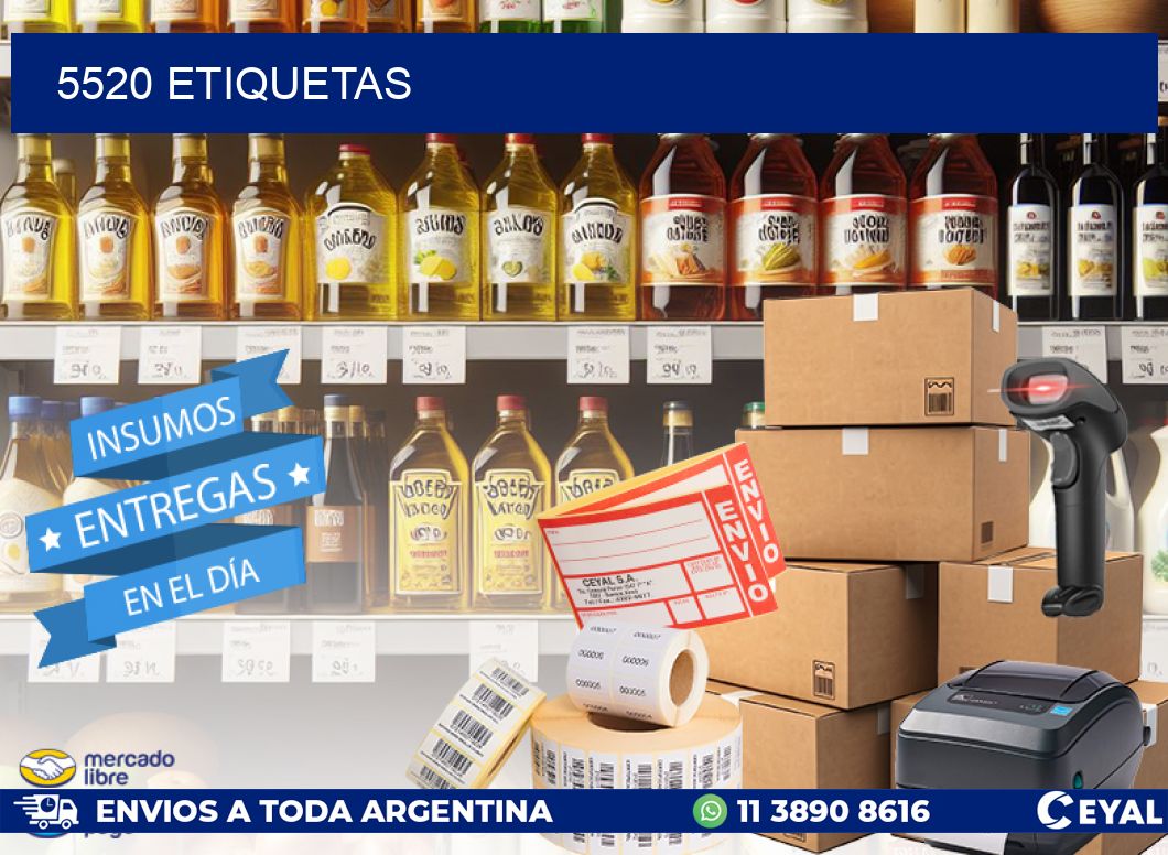 5520 ETIQUETAS