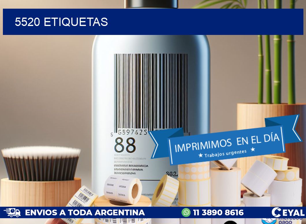 5520 ETIQUETAS