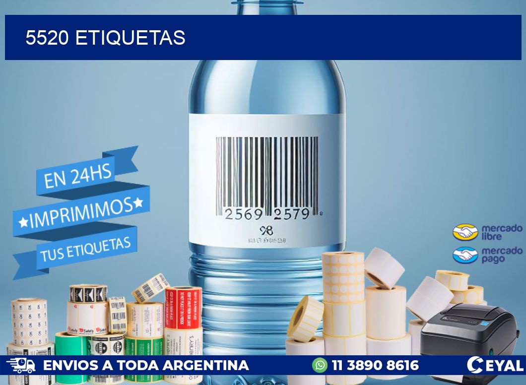 5520 ETIQUETAS