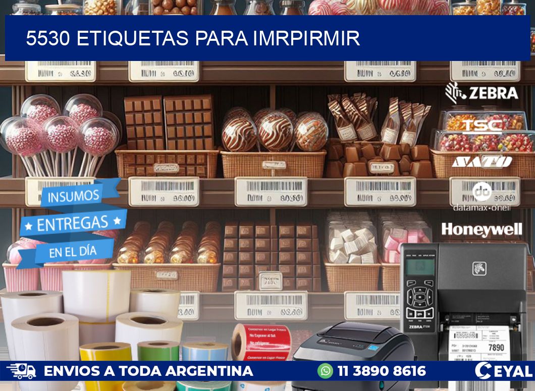 5530 ETIQUETAS PARA IMRPIRMIR