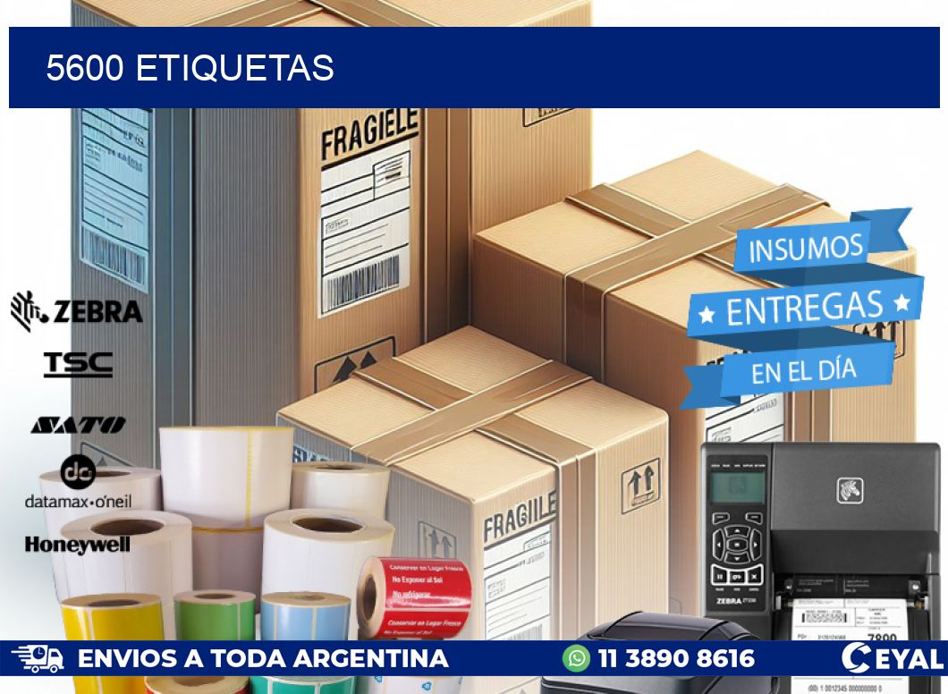 5600 ETIQUETAS