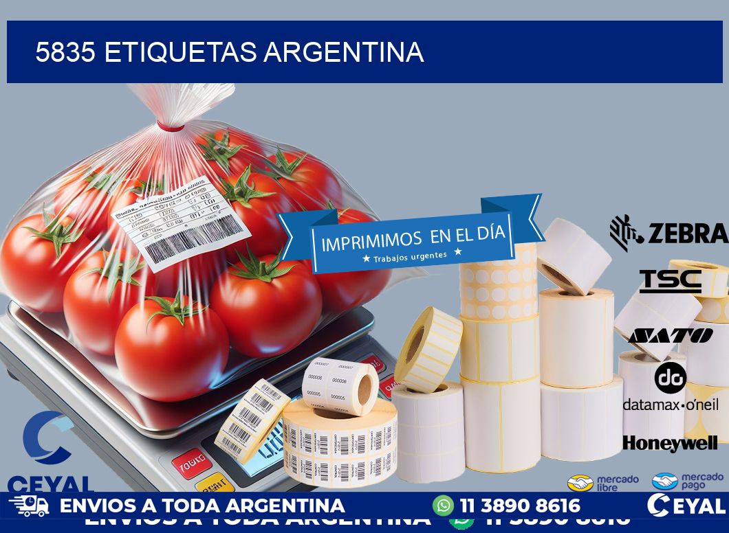 5835 ETIQUETAS ARGENTINA