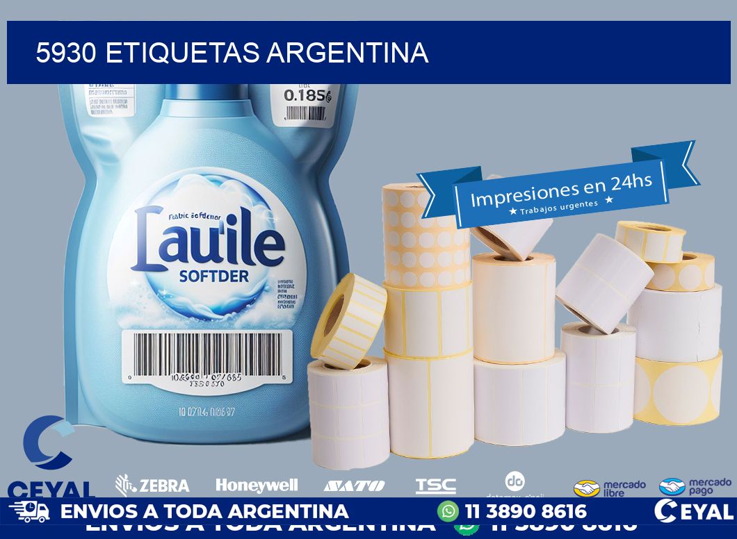 5930 ETIQUETAS ARGENTINA