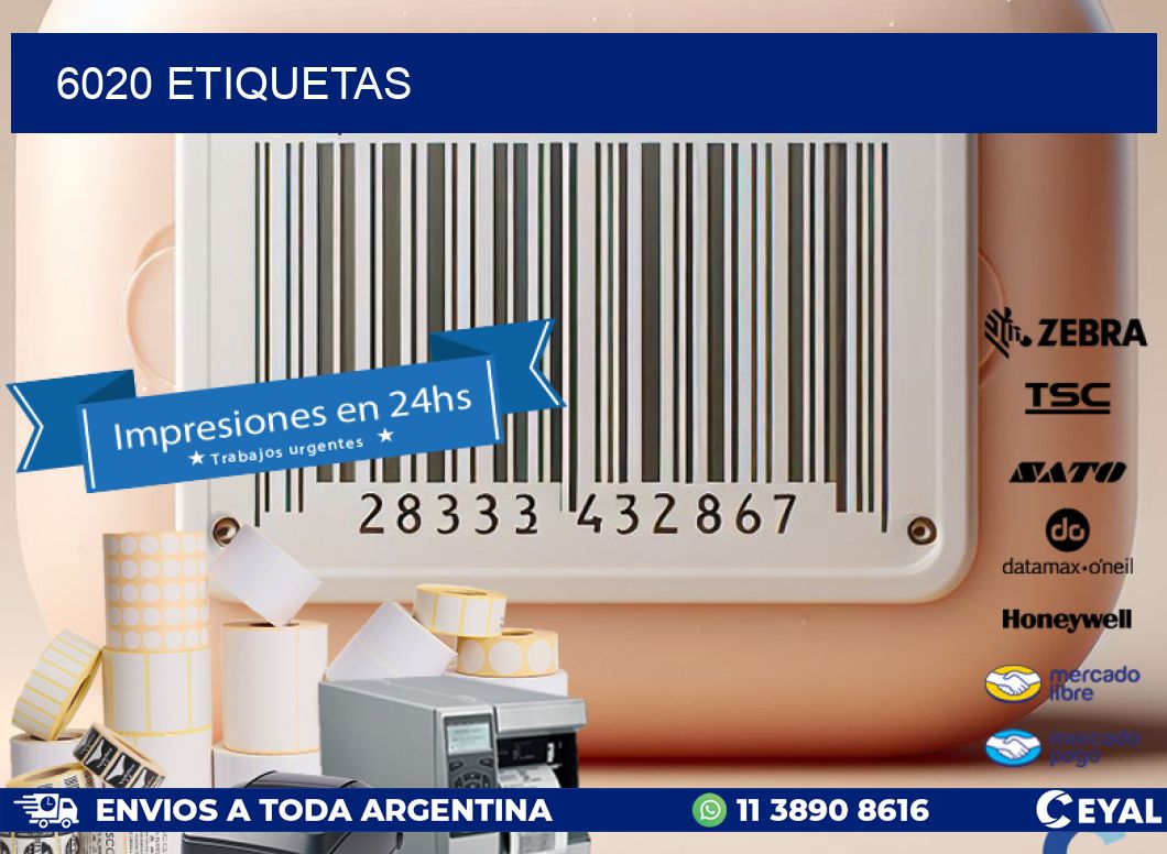 6020 ETIQUETAS