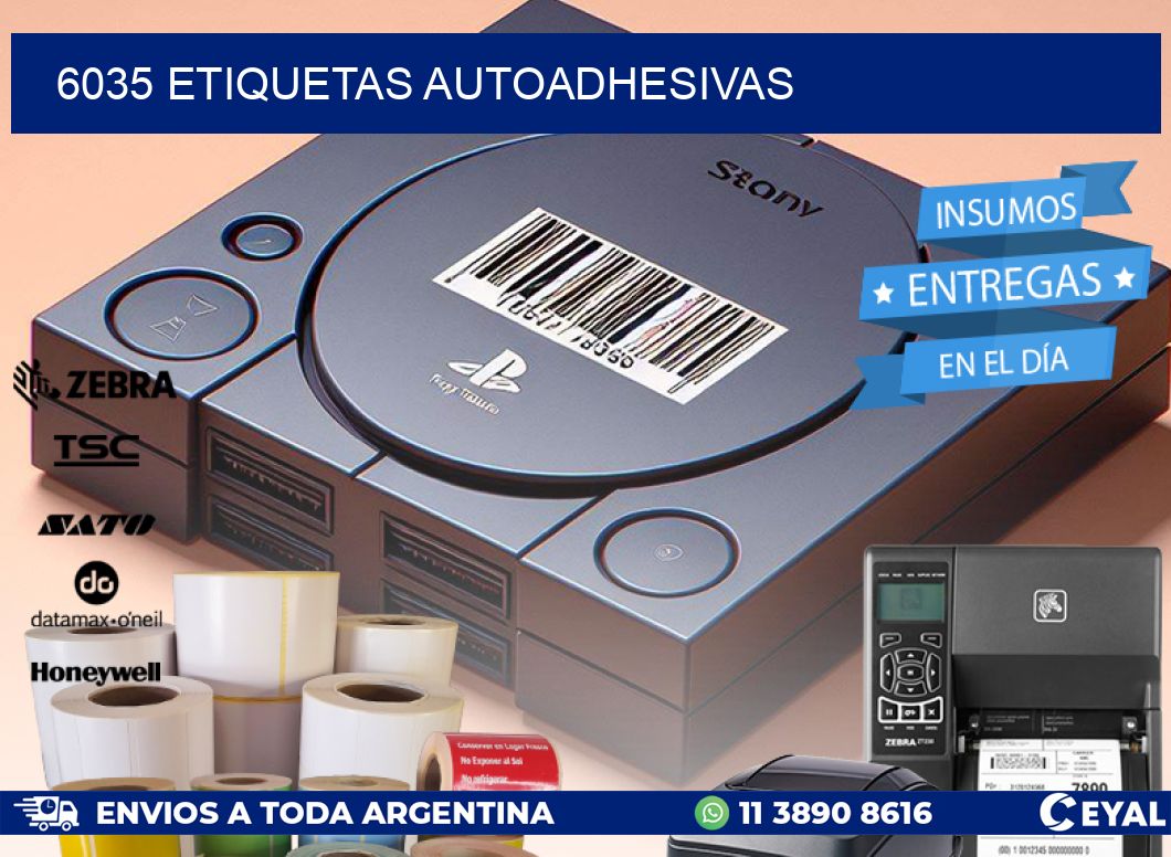 6035 ETIQUETAS AUTOADHESIVAS