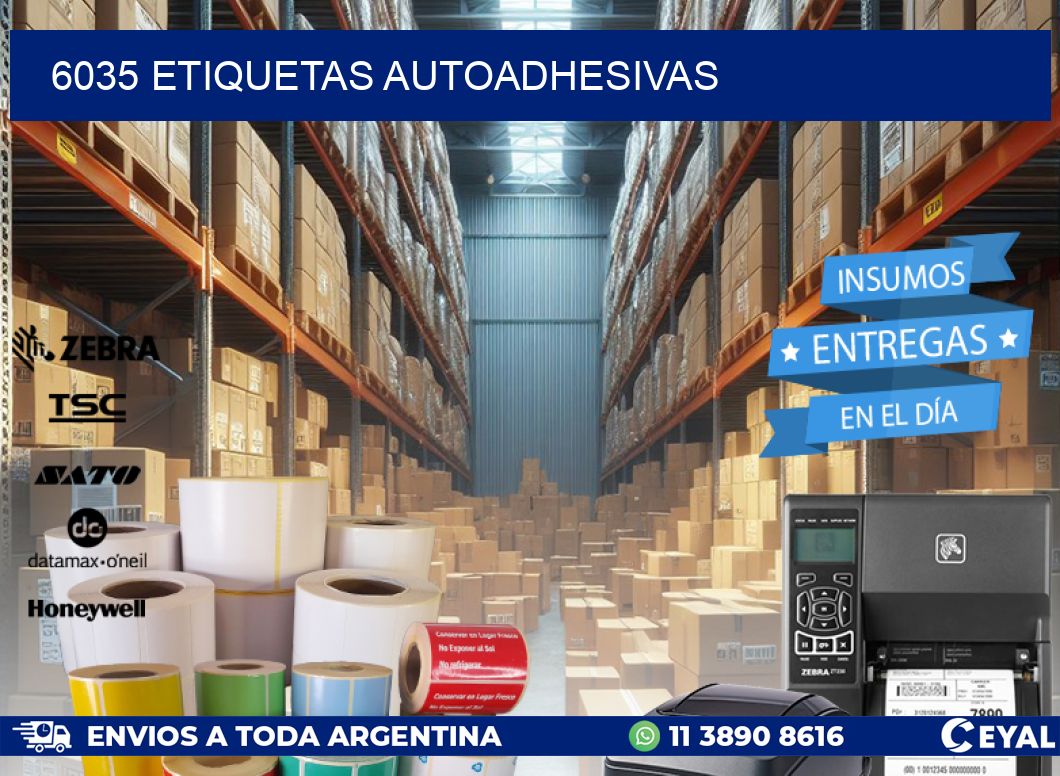 6035 ETIQUETAS AUTOADHESIVAS