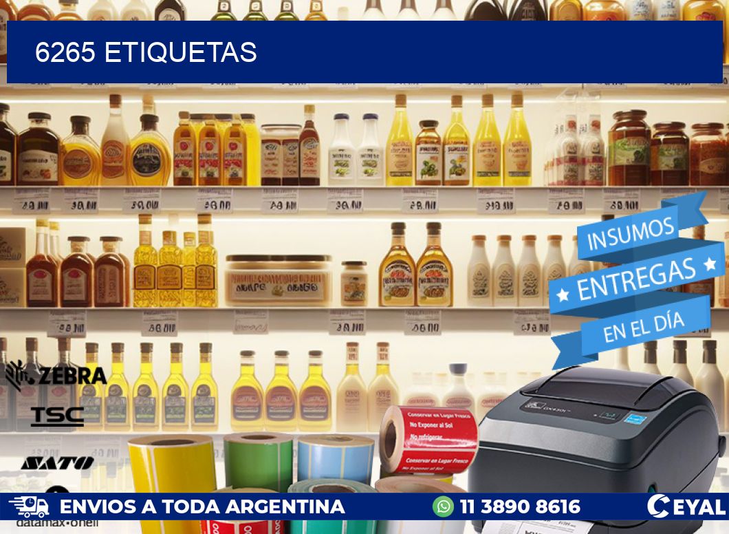 6265 ETIQUETAS