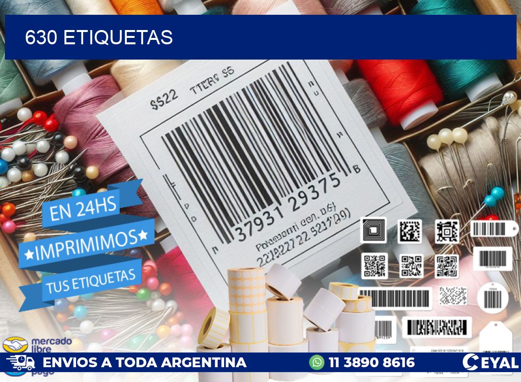 630 ETIQUETAS