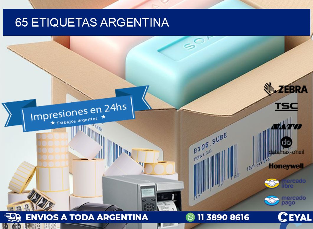 65 ETIQUETAS ARGENTINA