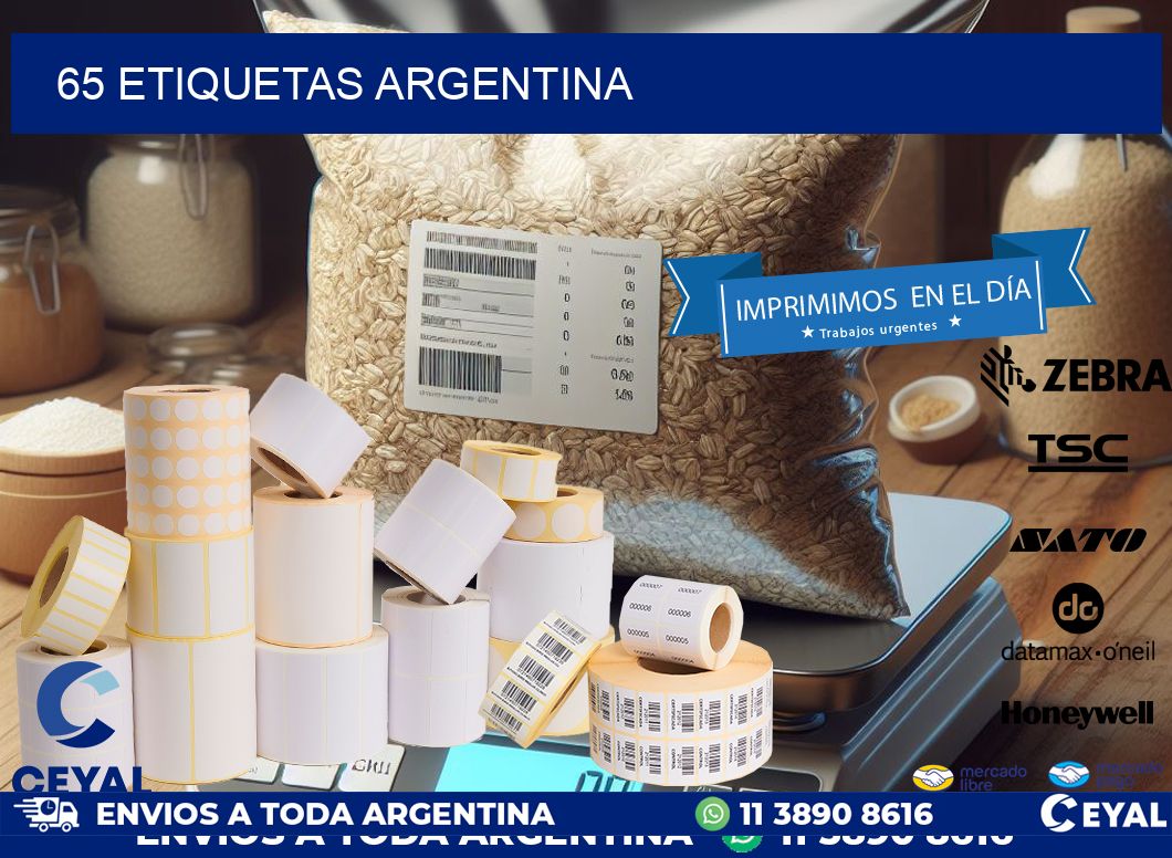 65 ETIQUETAS ARGENTINA