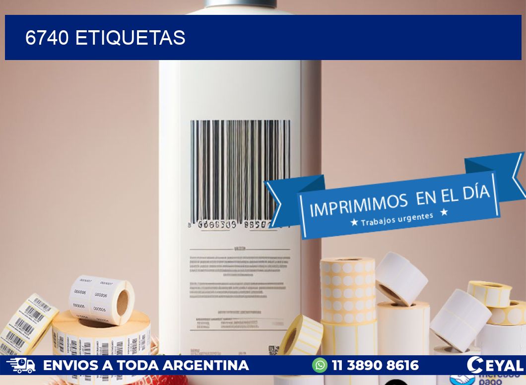 6740 ETIQUETAS