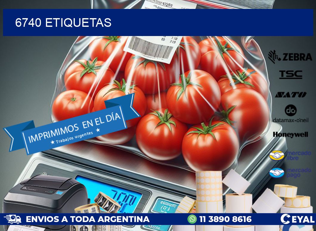 6740 ETIQUETAS