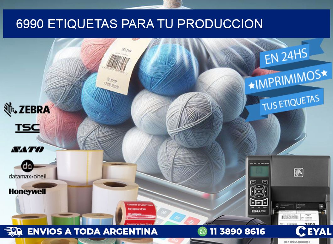 6990 ETIQUETAS PARA TU PRODUCCION