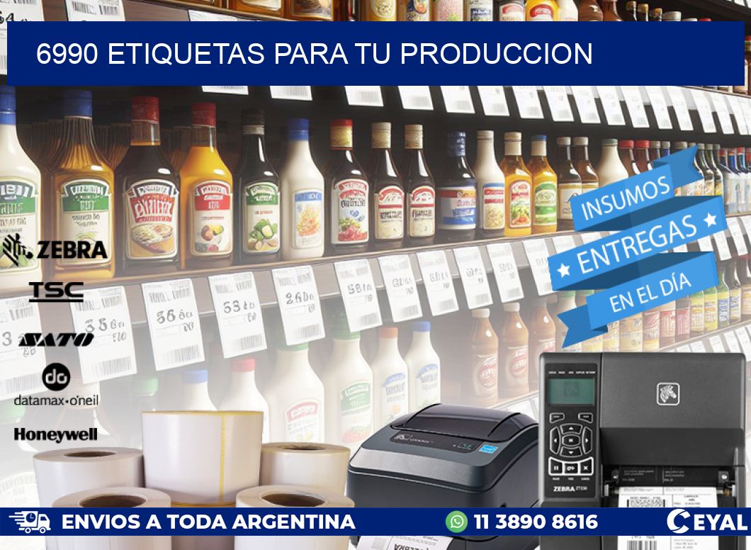 6990 ETIQUETAS PARA TU PRODUCCION