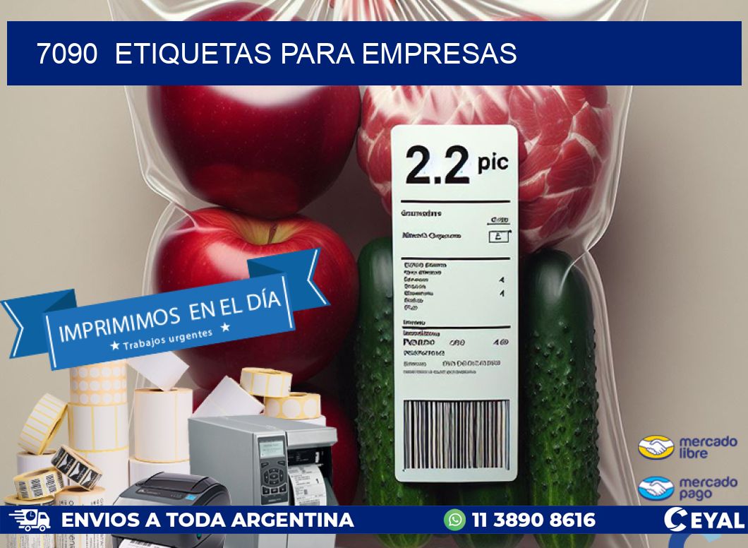 7090 ETIQUETAS PARA EMPRESAS
