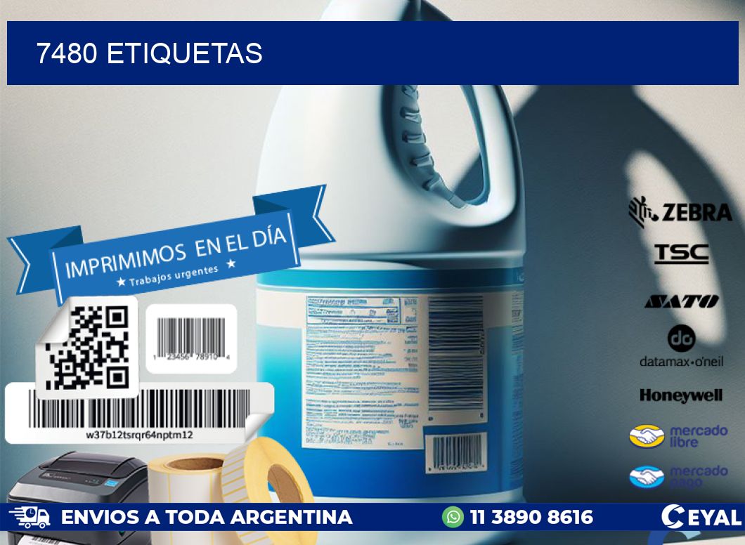 7480 ETIQUETAS