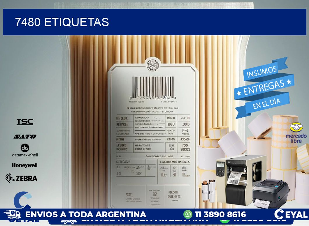 7480 ETIQUETAS