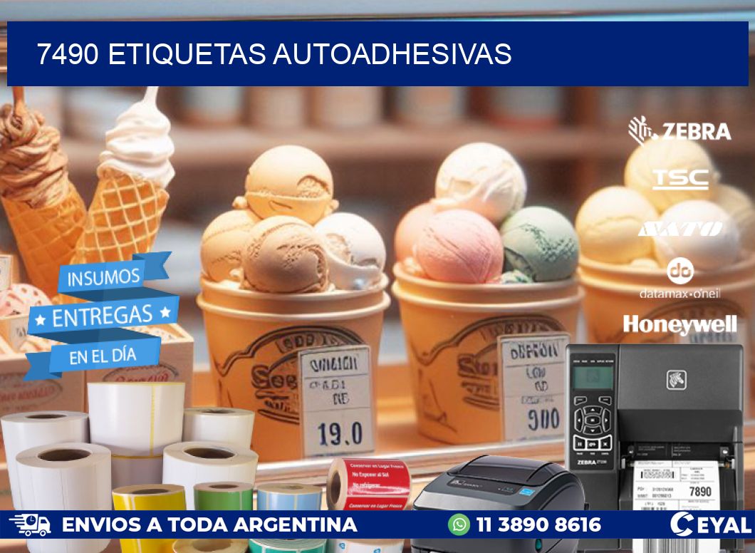 7490 ETIQUETAS AUTOADHESIVAS