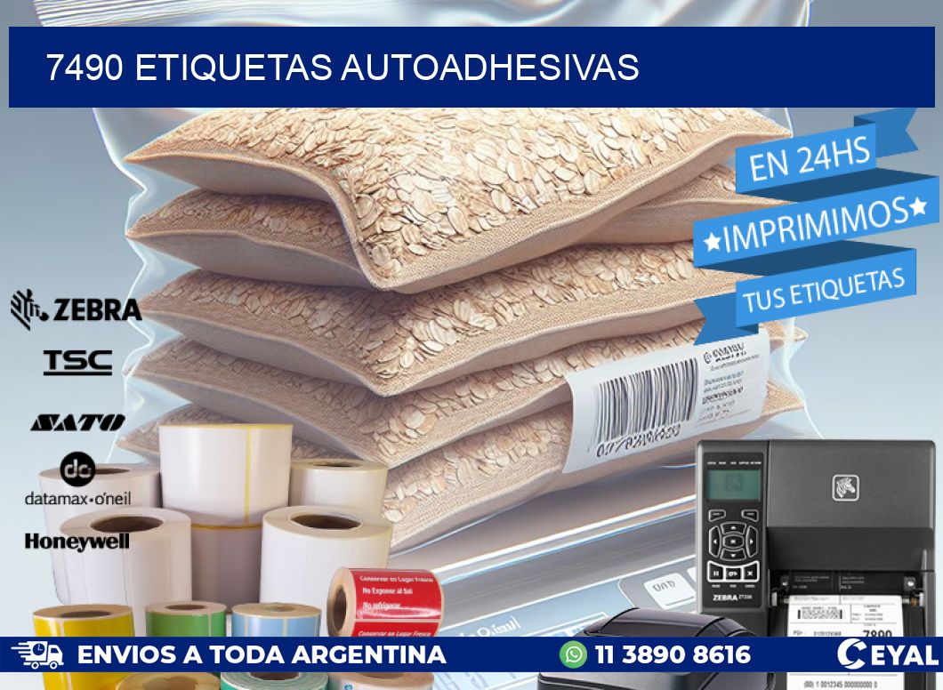 7490 ETIQUETAS AUTOADHESIVAS