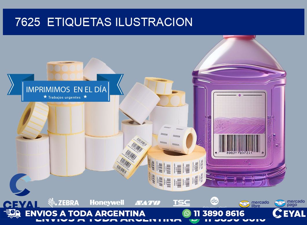 7625 ETIQUETAS ILUSTRACION