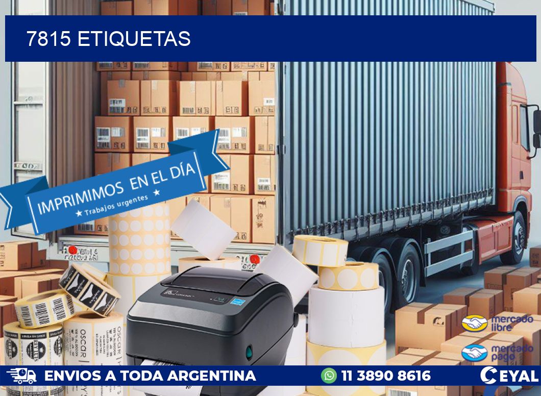 7815 ETIQUETAS