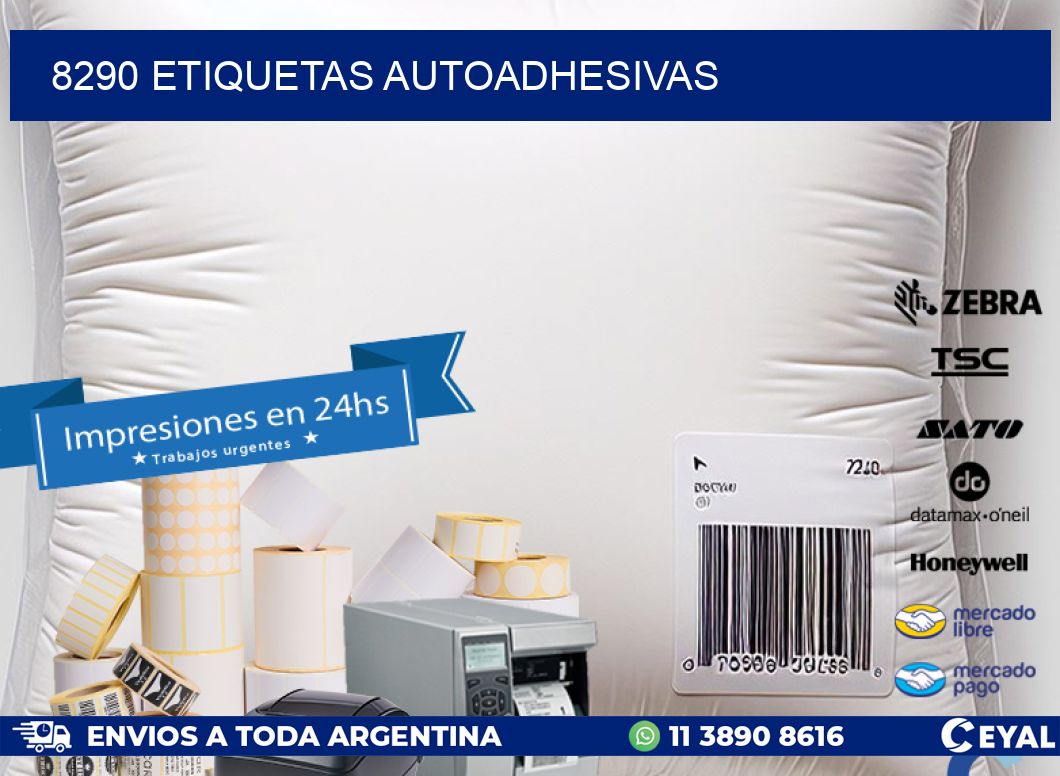 8290 ETIQUETAS AUTOADHESIVAS