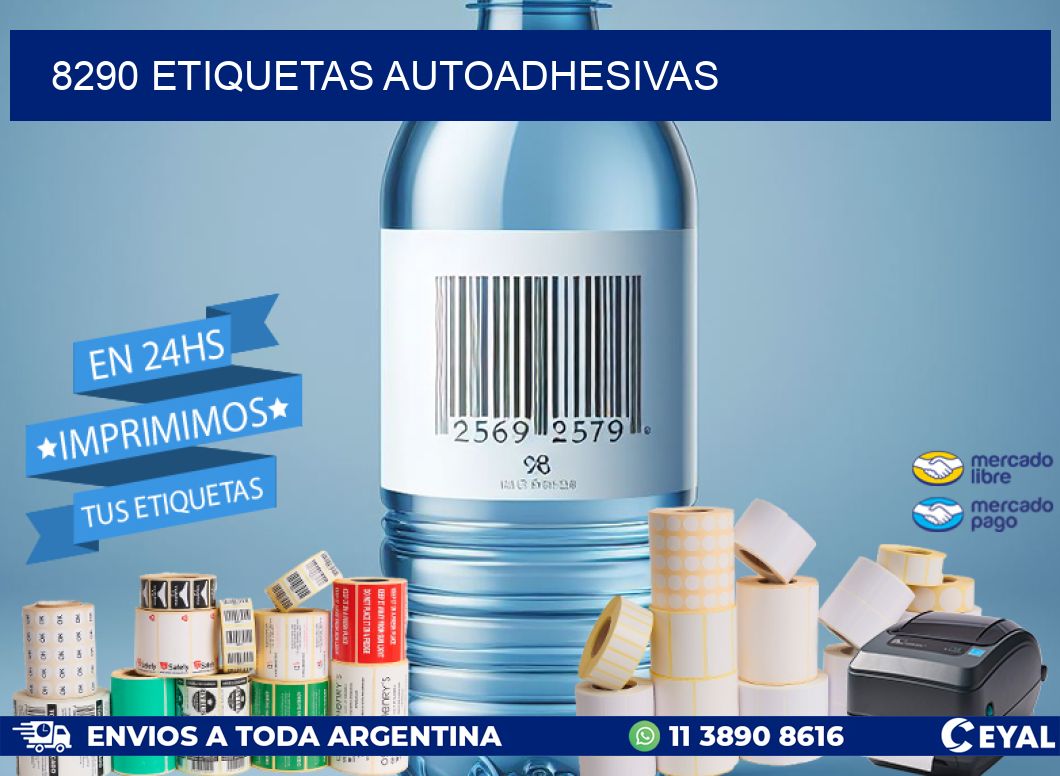 8290 ETIQUETAS AUTOADHESIVAS