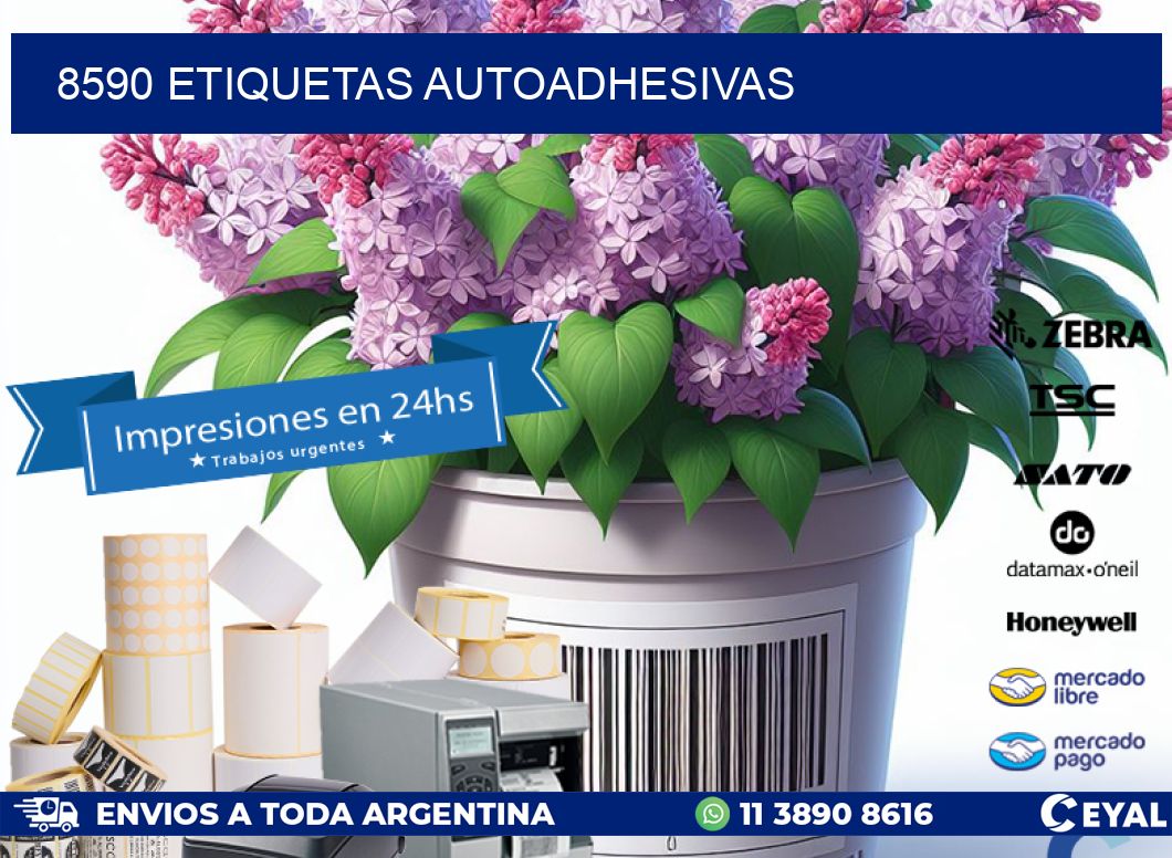 8590 ETIQUETAS AUTOADHESIVAS