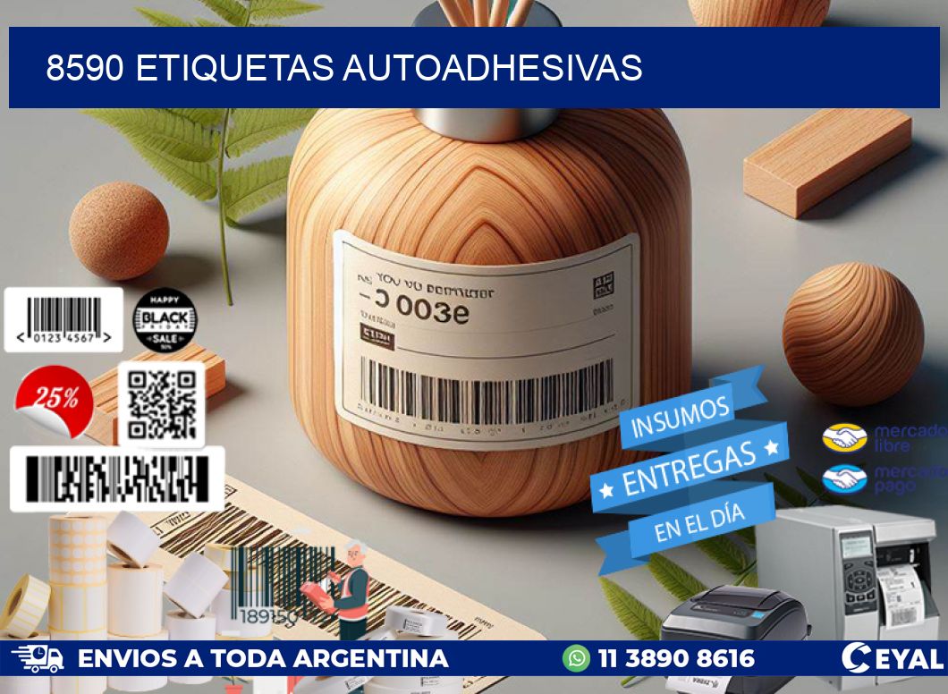 8590 ETIQUETAS AUTOADHESIVAS